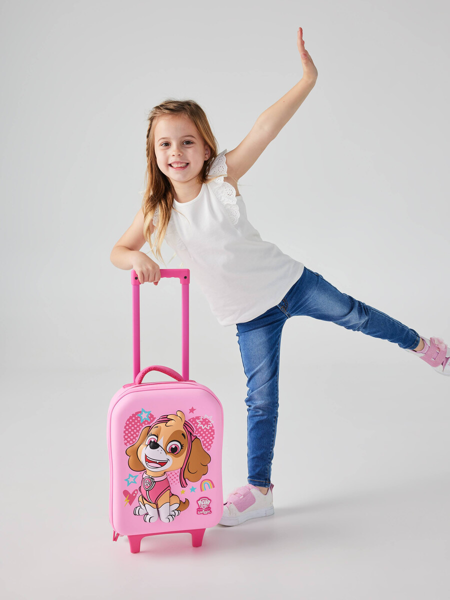 paw patrol junior hardtop trolley bag
