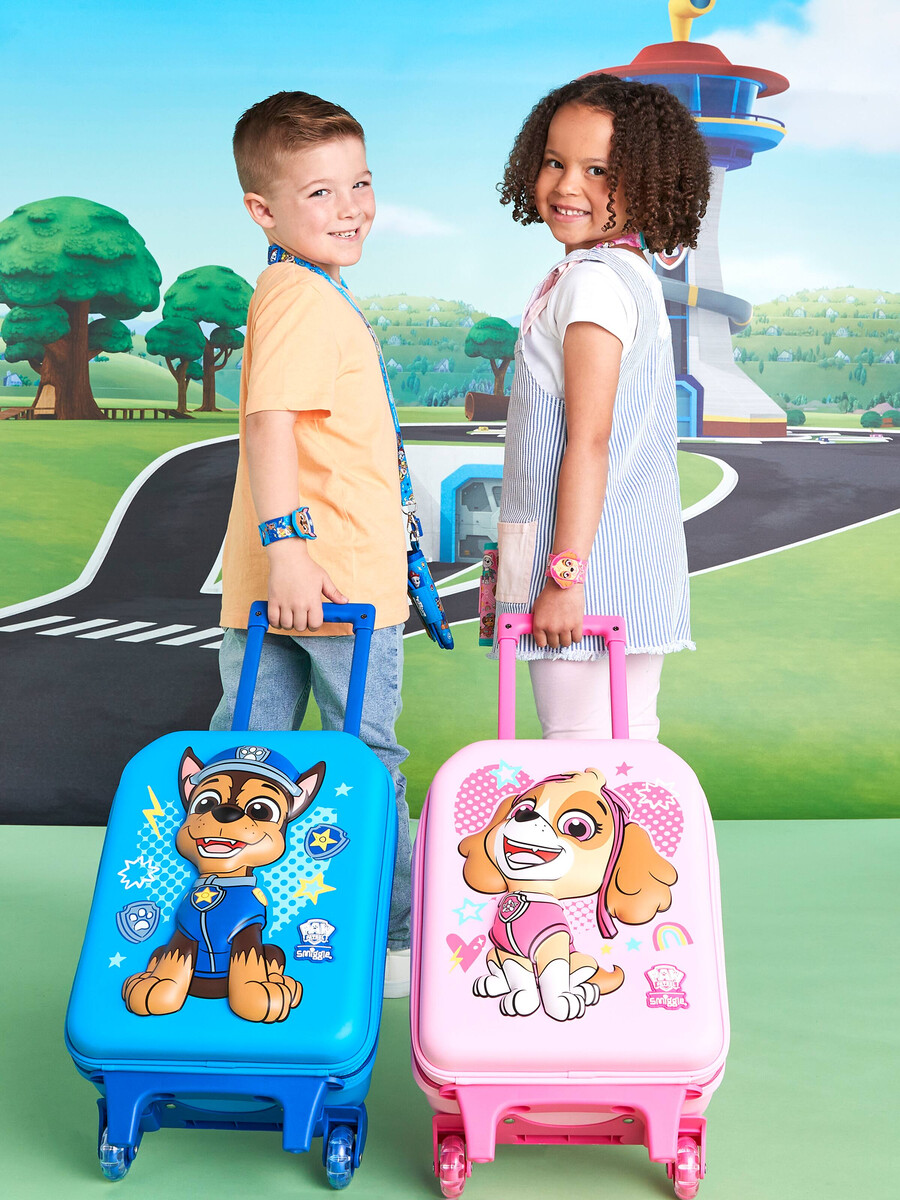 paw patrol junior hardtop trolley bag
