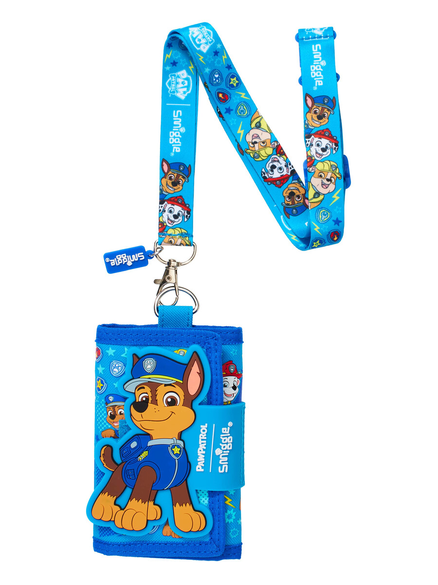 paw patrol lanyard wallet