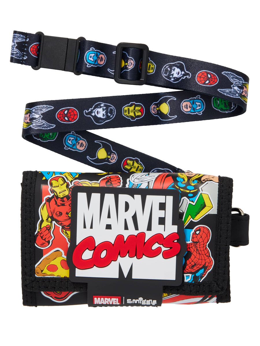marvel character lanyard wallet