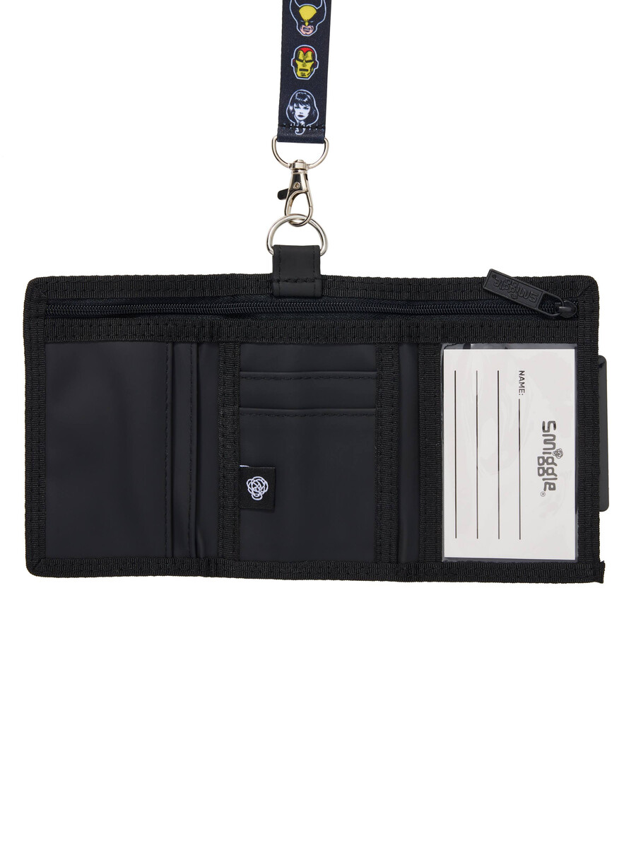 marvel character lanyard wallet